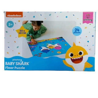 Puzzle Sol Baby Shark 24 pcs d'occasion - Dès 3 ans | Jeu Change - Ressourcerie du Pays de Gex