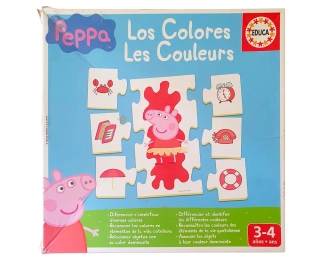 Puzzle Peppa Pig Les Couleurs - EDUCA - Dès 3 ans - Recyclerie Drumettaz