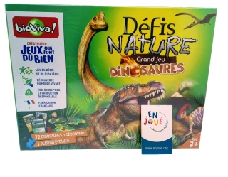 Le grand jeu Défis Nature Dinosaures d'occasion - Bioviva – Dès 7 ans - Enjoué -  Rejouons Solidaire