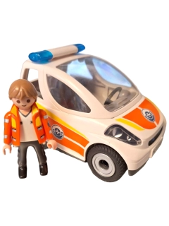 Voiture ambulancier d'occasion - Playmobil - Dès 4 ans | Jeu Change - Jeu Change