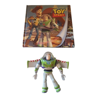 Lot de un livre et un figurine "Toy story" DISNEY - Dès 3 ans - Atelier jouet - Les Chantiers Valoristes