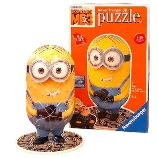 Puzzle 3D Minion 54 pcs d'occasion - Dès 7 ans | Jeu Change - Ressourcerie du Pays de Gex