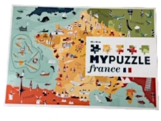 Puzzle France 252 pcs - Helvetiq | Jeu Change - La Fabrik du Petit Zèbre
