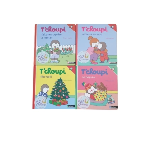 Lot de 4 livre d'occasion "T'Choupi NATHAN - Dès 3 ans | Jeu Change - Jeu Change