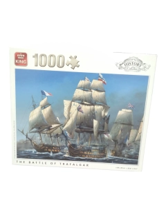 Puzzle "The battle of Trafalgar" 1000 pièces d'occasion - King puzzles - La Ressourcerie du TransiStore