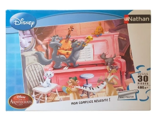 Puzzle Disney Les Aristochats - NATHAN - Dès 4 ans - Recyclerie Drumettaz