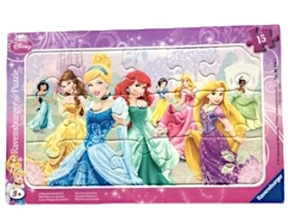 Puzzle Princesses Disney d'occasion - Dès 3 ans | Jeu Change - La Fabrik du Petit Zèbre