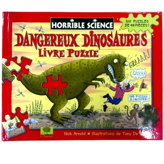 Livre Puzzle Dangereux Dinosaures d'occasion - Dès 7 ans | Jeu Change - Ressourcerie du Pays de Gex