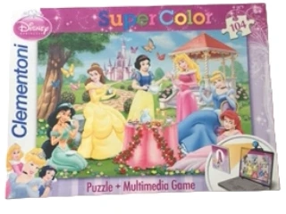 Puzzle Princesses Disney 104 pcs d'occasion - Dès 6 ans | Jeu Change - La Fabrik du Petit Zèbre