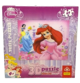 Puzzle 3D Princesses Disney 64 pcs d'occasion - Dès 4 ans | Jeu Change - Revaltoys