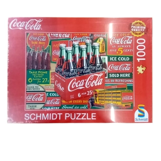 Puzzle Coca-Cola 1000 pièces - SCHMIDT - Dès 12 ans | Jeu Change - Ressourcerie du Pays de Gex