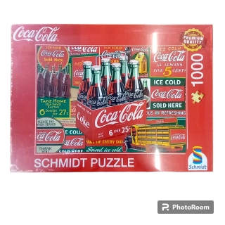 Puzzle Coca-Cola 1000 pièces - SCHMIDT - Dès 12 ans | Jeu Change - Ressourcerie du Pays de Gex