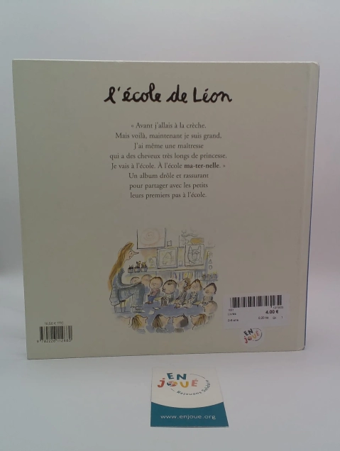 Livre "L'école de Léon" d'occasion - Albin - Dès 3 ans | Jeu Change