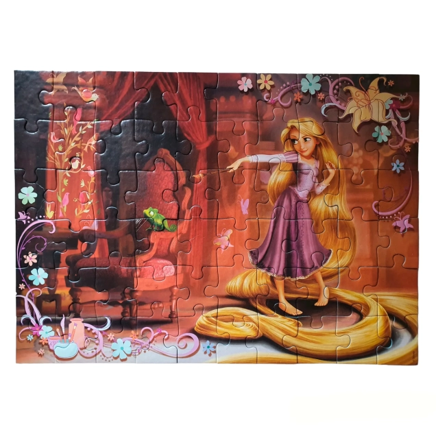 Puzzle Disney d'occasion "Raiponce" 60 pièces NATHAN - Dès 6 ans