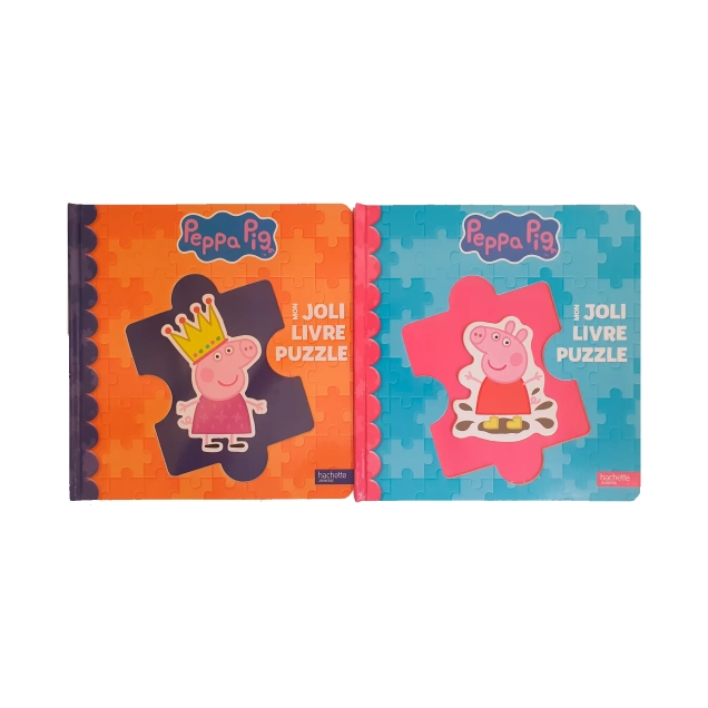 Lot de 2 livres puzzles d'occasion Peppa Pig HACHETTE - Dès 3 ans