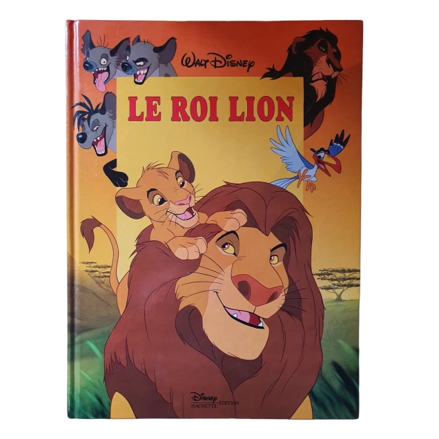 Lot de 2  peluches et d'1 livre "LE ROI LION" DISNEY - Dès 3 ans