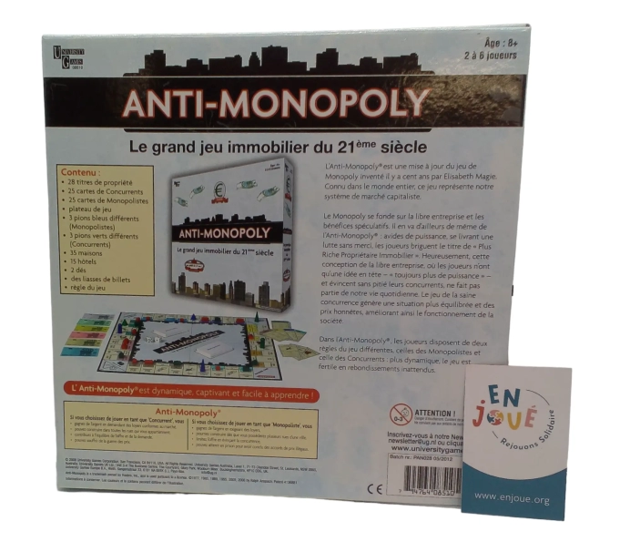 Jeu de société Anti-Monopoly d'occasion - Dès 8 ans | Jeu Change