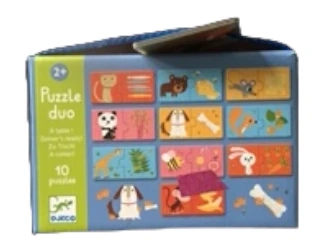 Puzzle Duo à table d'occasion - Djeco - Dès 2 ans | Jeu Change