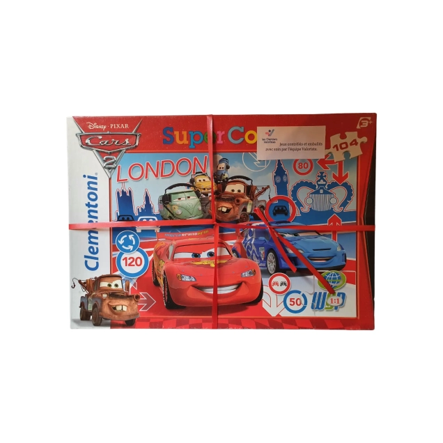 Puzzle "Super Color Cars" d'occasion CLEMENTONI - Dès 3 ans