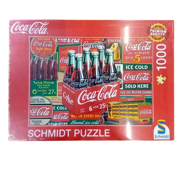 Puzzle Coca-Cola 1000 pièces - SCHMIDT - Dès 12 ans | Jeu Change