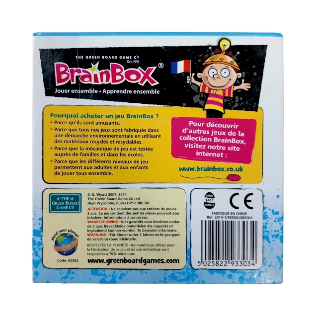 Jeu de société BrainBox d'occasion - Asmodée - Dès 8 ans | Jeu Change