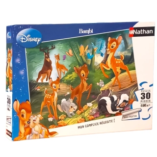 Puzzle Bambi 30 pcs d'occasion - Nathan - Dès 4 ans | Jeu Change - Ressourcerie du Pays de Gex
